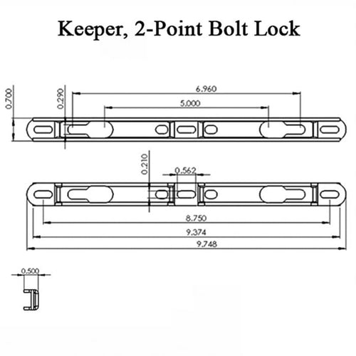 Strike Plate Keeper 3/4