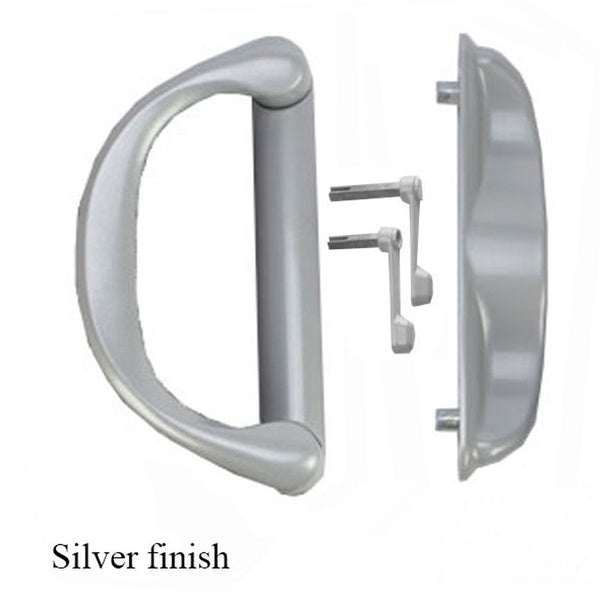 Interlock Involute Sliding Patio Door Handle Set SBML Non-Keyed - Interlock Involute Sliding Patio Door Handle Set SBML Non-Keyed