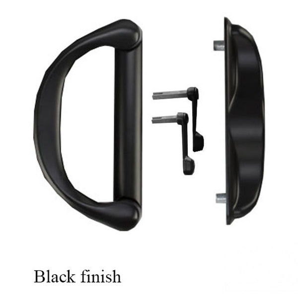 Interlock Involute Sliding Patio Door Handle Set SBML Non-Keyed - Interlock Involute Sliding Patio Door Handle Set SBML Non-Keyed