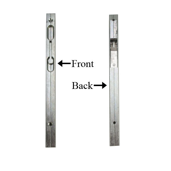 Manual Flush Bolt - Mill-In - Silver - Manual Flush Bolt - Mill-In - Silver