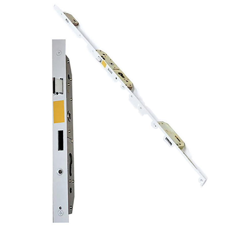 Andersen Storm Door Lock 3 Point Lock Left Handed Multipoint Lock White Lock - Andersen Storm Door Lock 3 Point Lock Left Handed Multipoint Lock White Lock