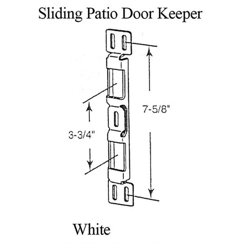 Sliding Patio Door Keeper Heavy Gauge - Sliding Patio Door Keeper Heavy Gauge