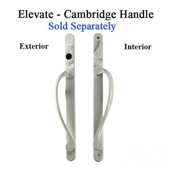 Elevate series, Sliding French Door Handle, Exterior Active Keyed, Right Hand - Elevate series, Sliding French Door Handle, Exterior Active Keyed, Right Hand