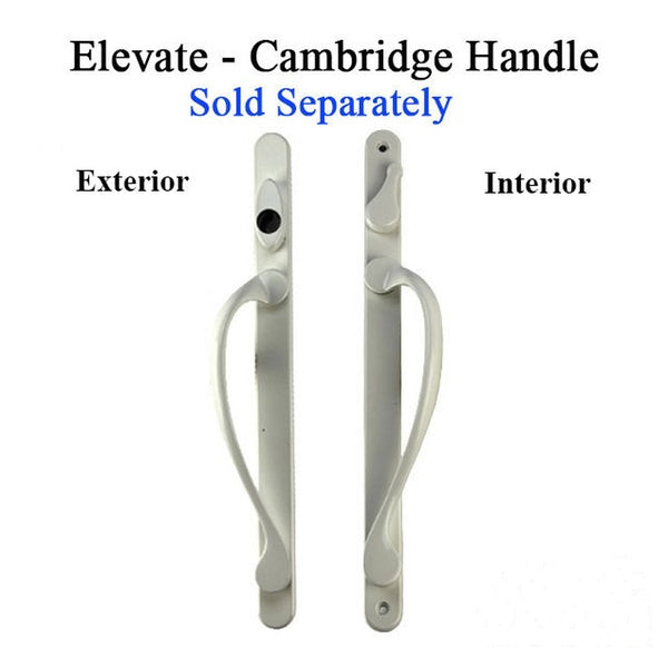 Elevate series, Sliding French Door handle,  Interior Active Thumbturn, RH - Elevate series, Sliding French Door handle,  Interior Active Thumbturn, RH