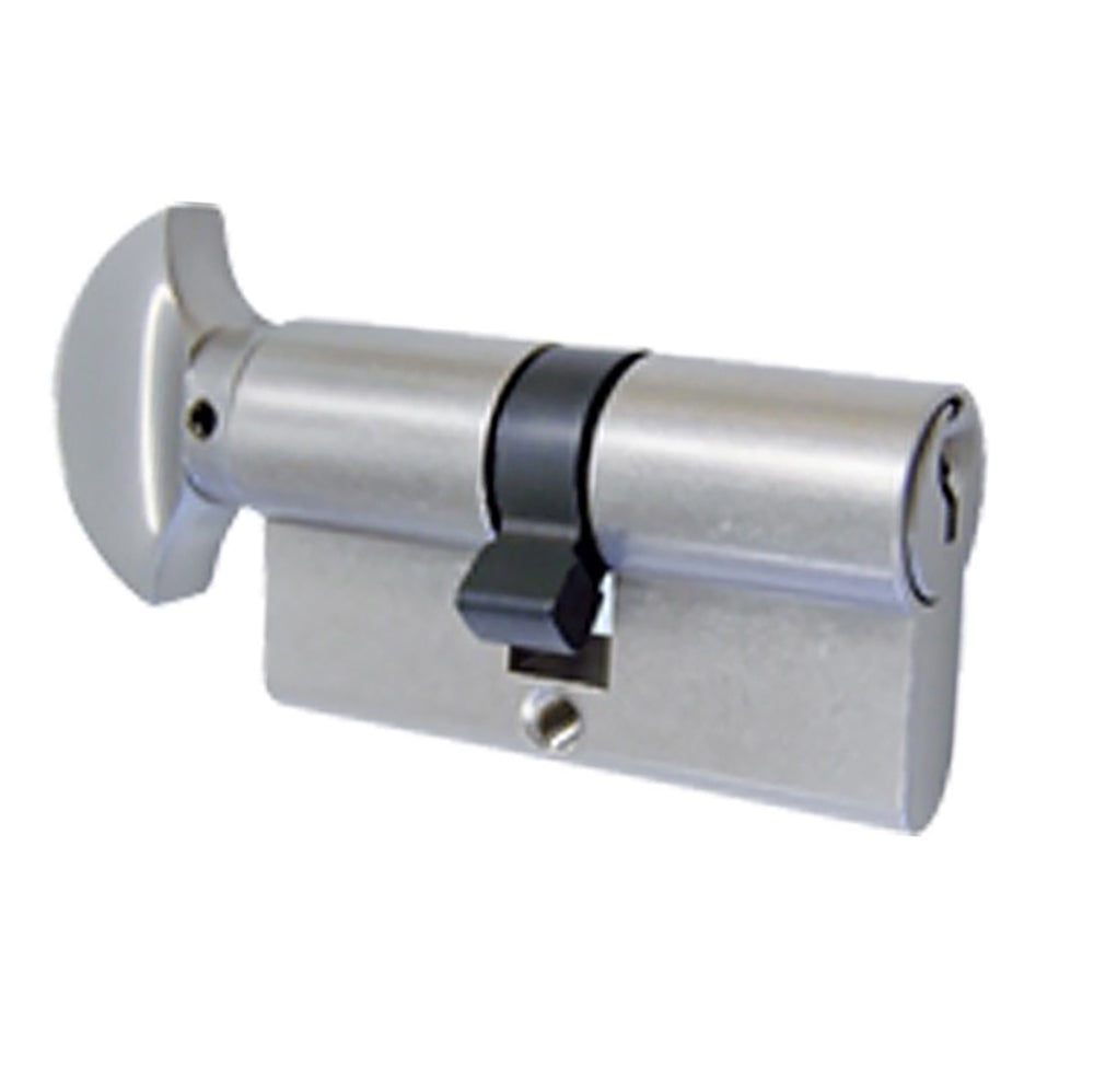 Ferco 40/40 PZ, 360 Degree Cylinder. Key and Thumbturn - Satin Nickel - Ferco 40/40 PZ, 360 Degree Cylinder. Key and Thumbturn - Satin Nickel
