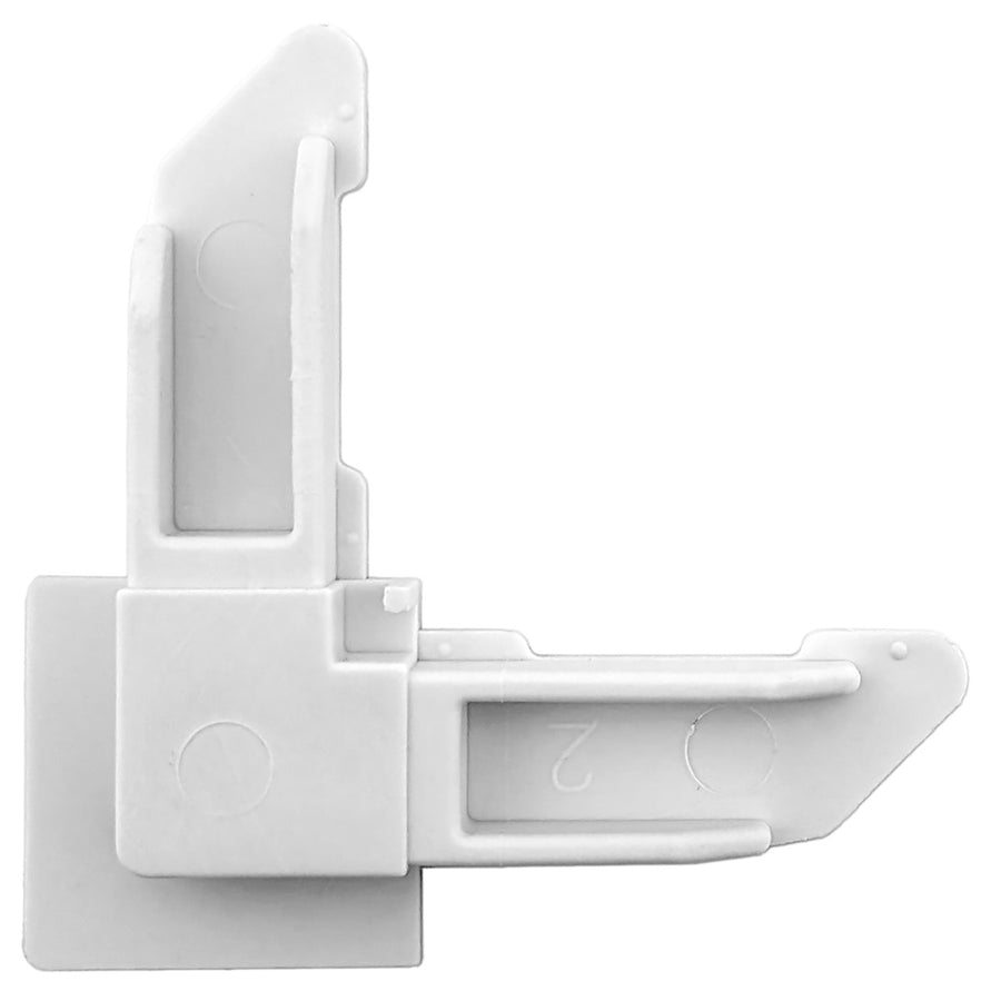Window Screen Corner Key 3/8 Inch Frame, Plastic - White - Window Screen Corner Key 3/8 Inch Frame, Plastic - White