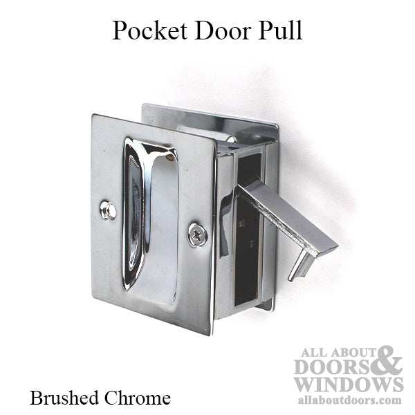 Pocket Door Pull Passage 2-1/2 x 2-3/4 Inch - Choose Finish - Pocket Door Pull Passage 2-1/2 x 2-3/4 Inch - Choose Finish