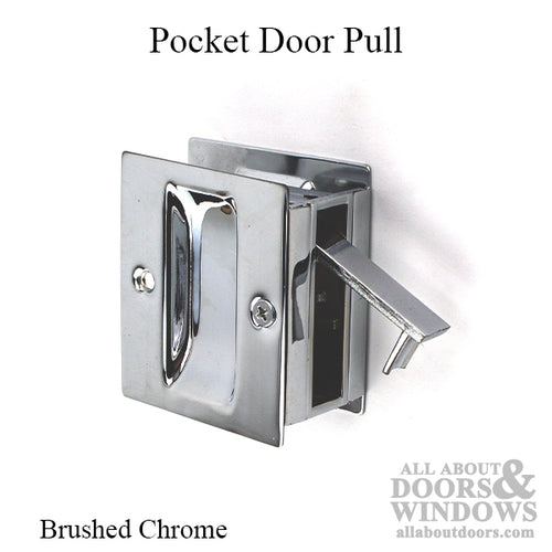 Pocket Door Pull Passage 2-1/2 x 2-3/4 Inch - Choose Finish - Pocket Door Pull Passage 2-1/2 x 2-3/4 Inch - Choose Finish