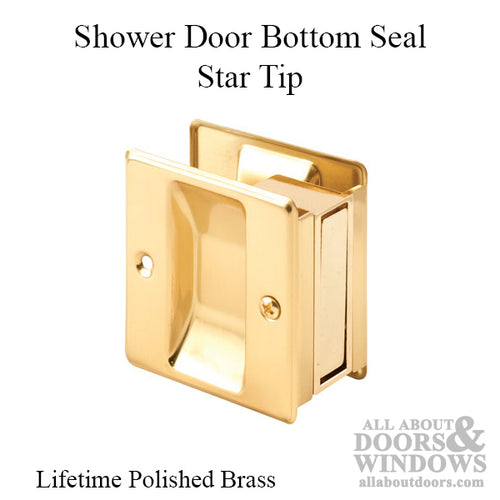 Pocket Door Pull Passage 2-1/2 x 2-3/4 Inch - Choose Finish - Pocket Door Pull Passage 2-1/2 x 2-3/4 Inch - Choose Finish