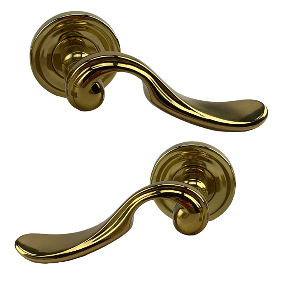 Ashley Norton - Chesterfield - Passage Lever - TA1700 - Polished Brass - Ashley Norton - Chesterfield - Passage Lever - TA1700 - Polished Brass