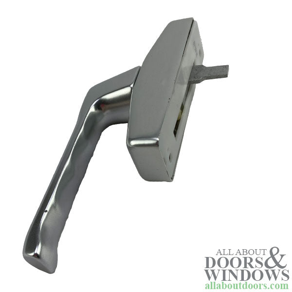 Turn & Tilt Window Handle, Silver, London, Cast Aluminum - Turn & Tilt Window Handle, Silver, London, Cast Aluminum
