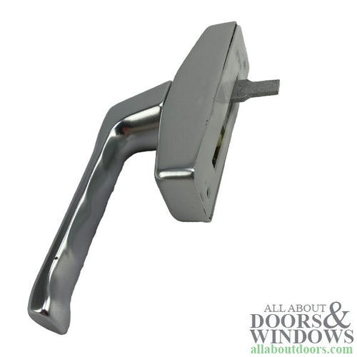 Turn & Tilt Window Handle, Silver, London, Cast Aluminum - Turn & Tilt Window Handle, Silver, London, Cast Aluminum