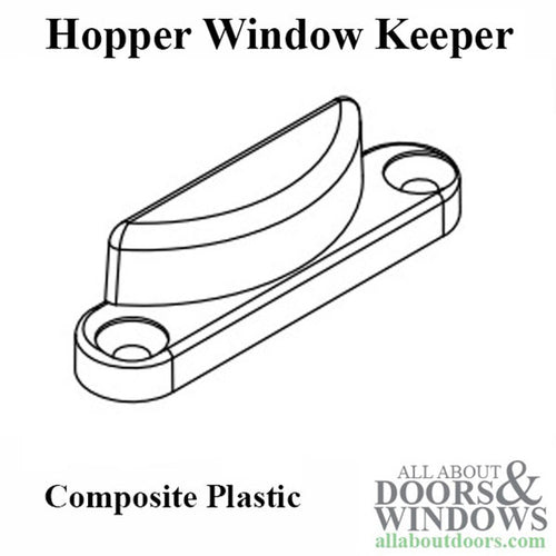 Keeper for Hopper Handle, Plastic - Keeper for Hopper Handle, Plastic