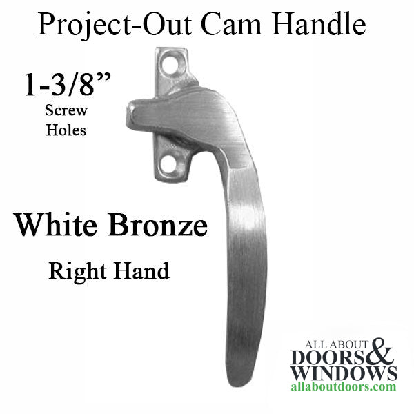 Project-Out Cam Handle, 2 hole 1-3/8 Screw, 1/2