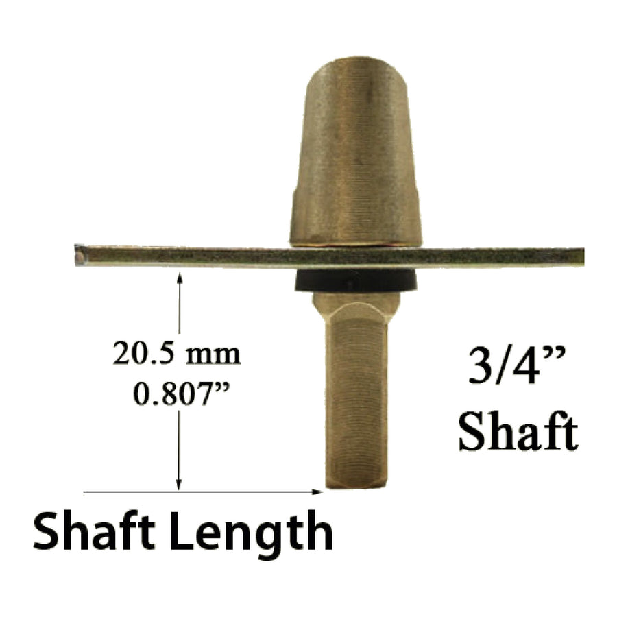Fork Connector with Plate for Double French Casement Window - 3/4