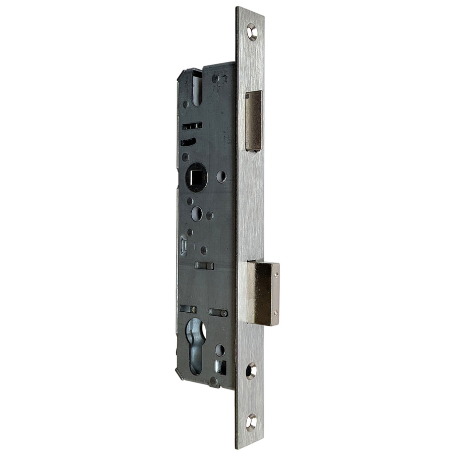KFV Single Point Mortise Lock 35mm Backset for Steel and UPVC Doors Stainless Steel - KFV Single Point Mortise Lock 35mm Backset for Steel and UPVC Doors Stainless Steel
