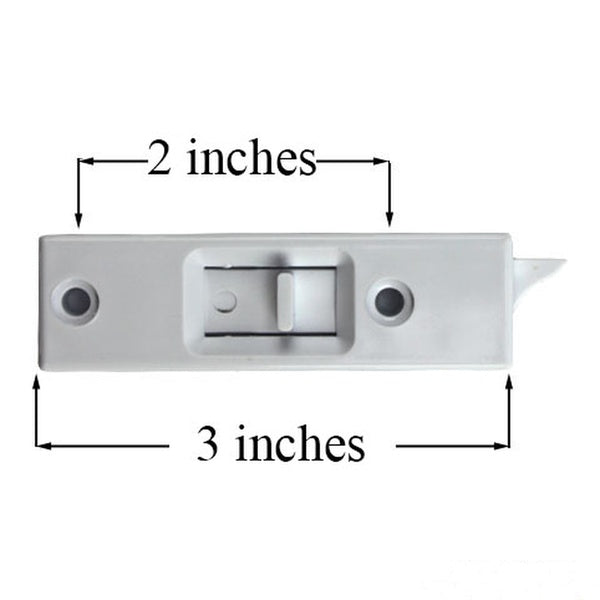 Atrium Vinyl Window Latch - Vinyl, White - Atrium Vinyl Window Latch - Vinyl, White