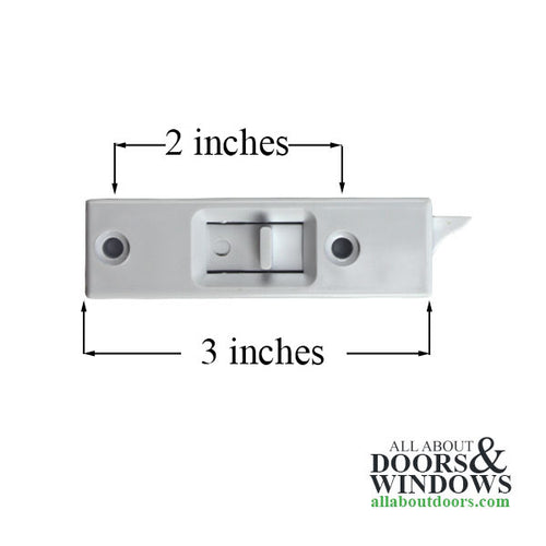 Atrium Vinyl Window Latch - Vinyl, White - Atrium Vinyl Window Latch - Vinyl, White