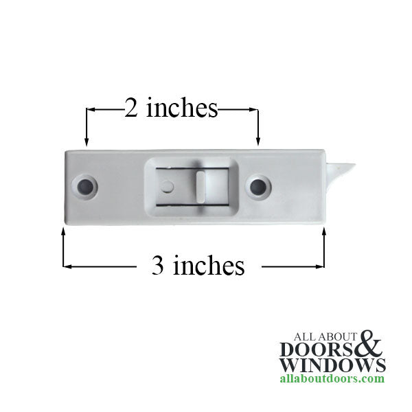 Atrium Vinyl Window Latch - Vinyl, White - Atrium Vinyl Window Latch - Vinyl, White