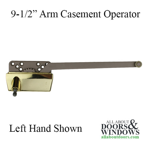 Surface Mount Casement Operator, Choose Handing - Bronze, 9-1/2