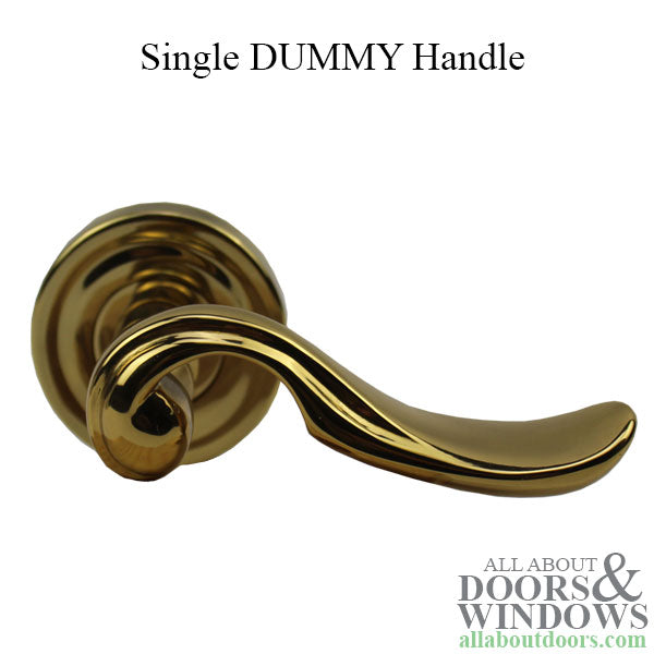 Ashley Norton - Chesterfield - TA1700 SINGLE Dummy Lever- Polished Brass - Ashley Norton - Chesterfield - TA1700 SINGLE Dummy Lever- Polished Brass
