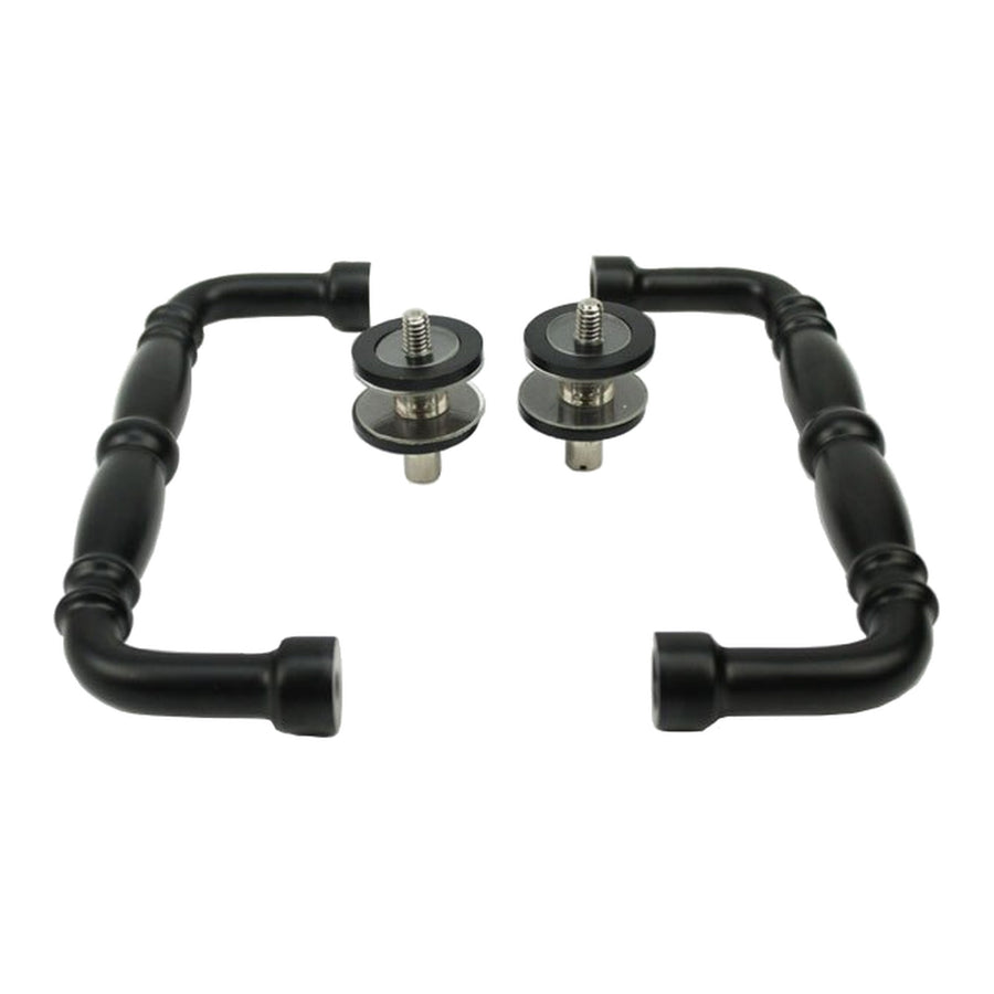 Door Pull 6 Inch, Victorian Style, Back-to-Back Pull Handle, Oil Rubbed Bronze - Door Pull 6 Inch, Victorian Style, Back-to-Back Pull Handle, Oil Rubbed Bronze