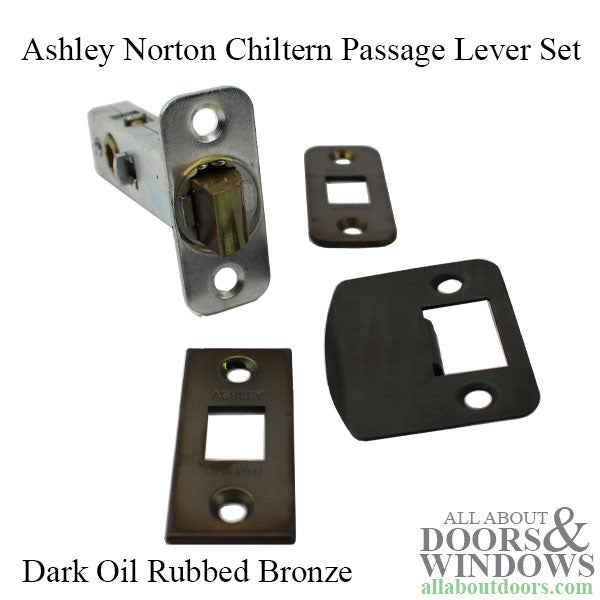 Ashley Norton - Chiltern Passage Lever Set - Dark Oil Rubbed Bronze - Ashley Norton - Chiltern Passage Lever Set - Dark Oil Rubbed Bronze