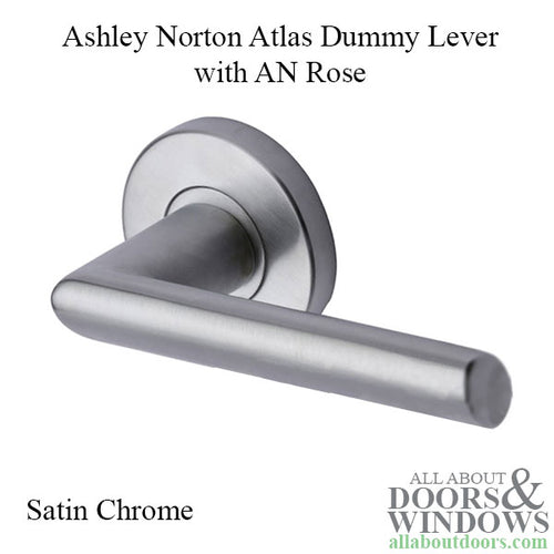 Ashley Norton Atlas (3750) SINGLE Dummy Lever - Satin Chrome - Ashley Norton Atlas (3750) SINGLE Dummy Lever - Satin Chrome