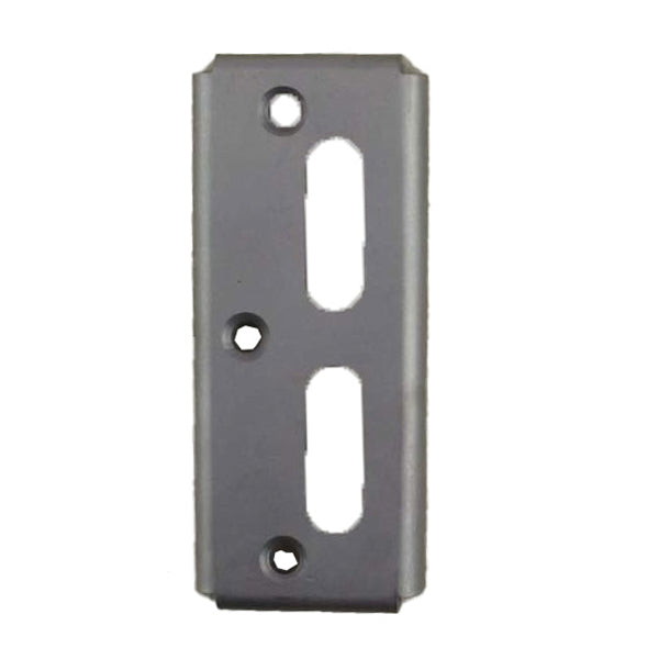 Strike Plate, PS0001N, Double Shootbolt  1.56 x 0.75 -Stainless Steel - Strike Plate, PS0001N, Double Shootbolt  1.56 x 0.75 -Stainless Steel