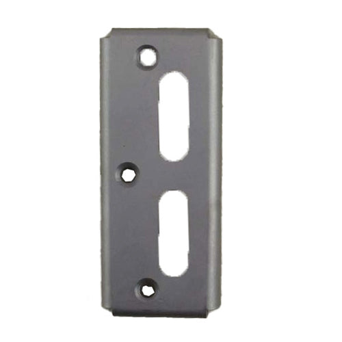 Strike Plate, PS0001N, Double Shootbolt  1.56 x 0.75 -Stainless Steel - Strike Plate, PS0001N, Double Shootbolt  1.56 x 0.75 -Stainless Steel