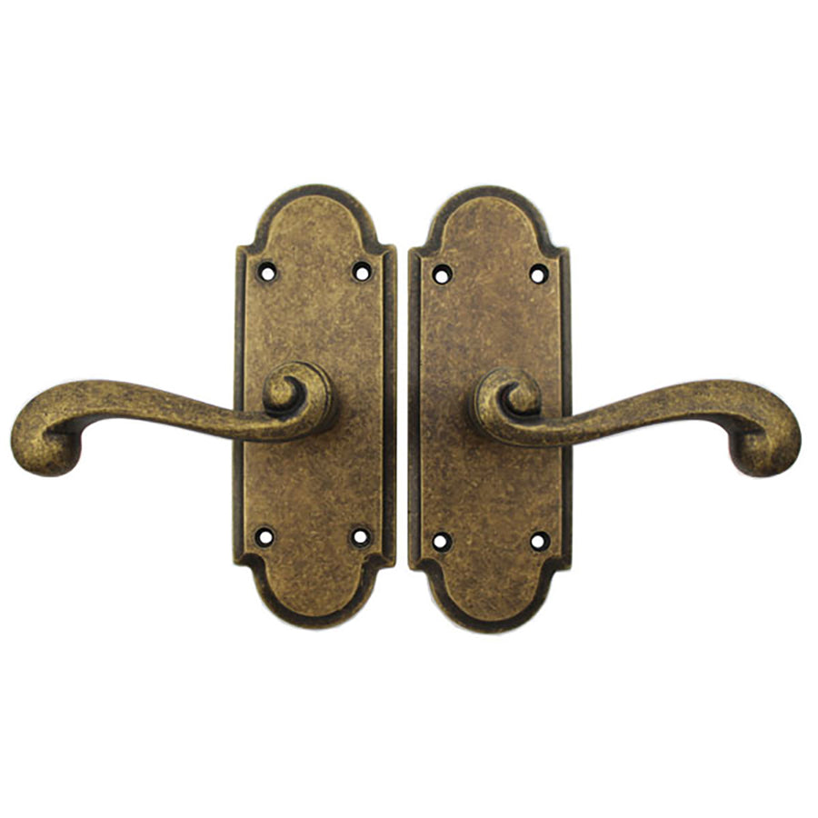 Ashley Norton Chiltern Lever 1600 Passage Set SR Escutcheon - Bronze Patina - Ashley Norton Chiltern Lever 1600 Passage Set SR Escutcheon - Bronze Patina