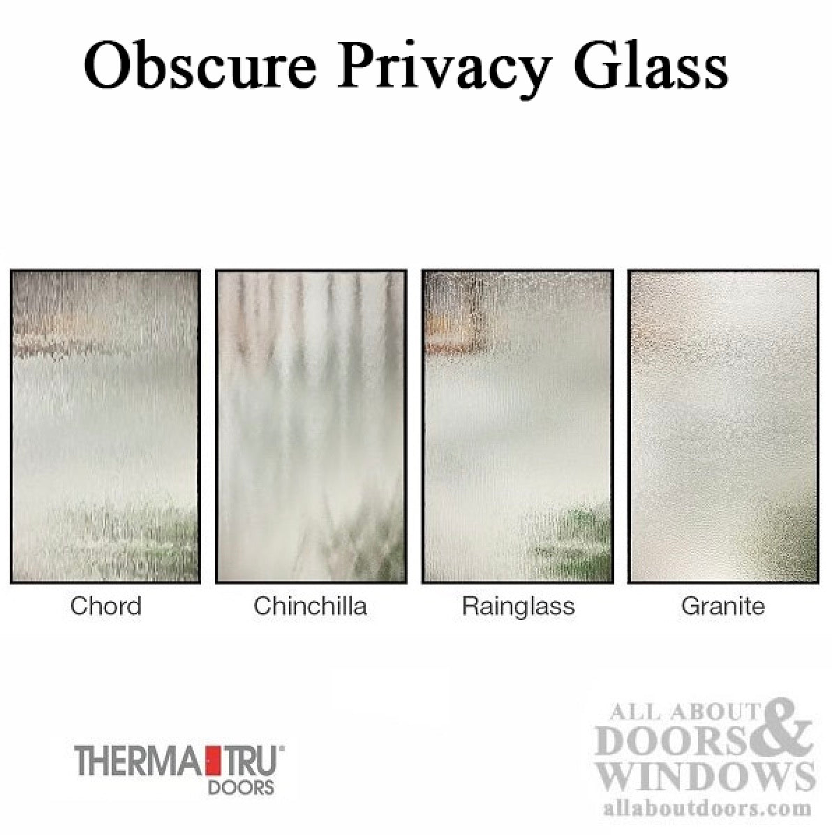 Therma Tru Door Lite 0.5 Lite Surround with Satin Etch Privacy Glass - Therma Tru Door Lite 0.5 Lite Surround with Satin Etch Privacy Glass