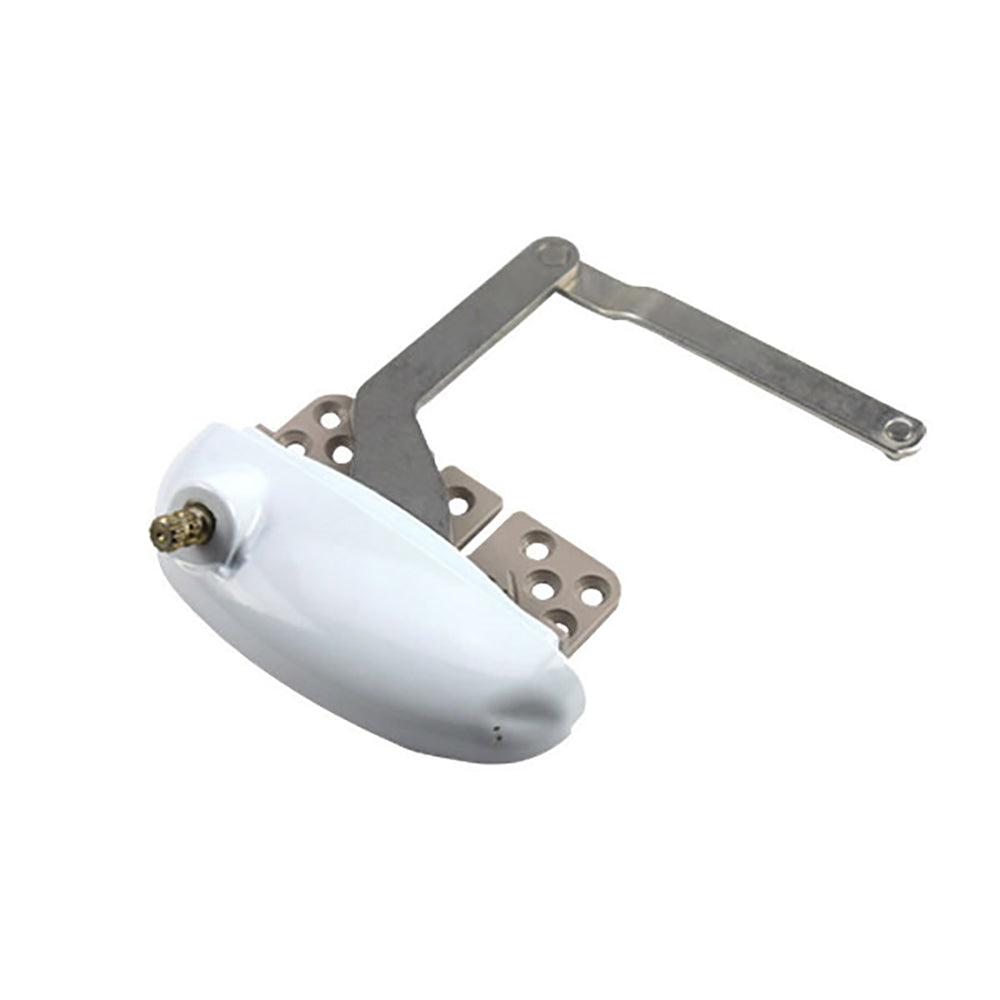 Roto X-Drive Split Arm Operator, Vinyl Window, Stainless LH - Roto X-Drive Split Arm Operator, Vinyl Window, Stainless LH