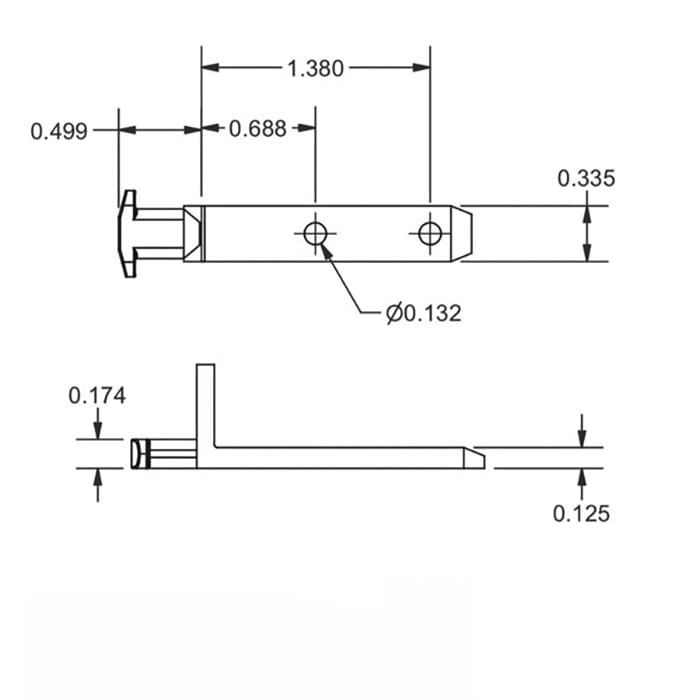 Pivot Bar, 2-1/8