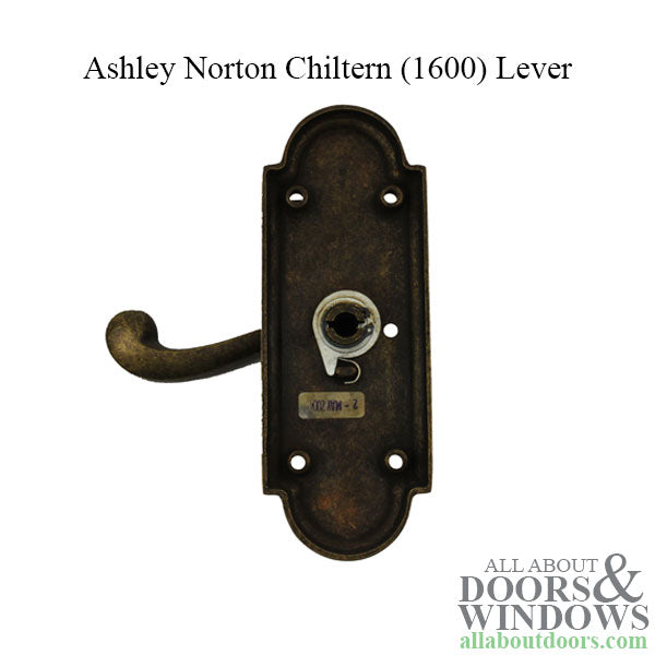Ashley Norton Chiltern (1600) Lever with SR Escutcheon  Distressed Bronze - Ashley Norton Chiltern (1600) Lever with SR Escutcheon  Distressed Bronze