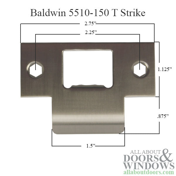 T Strike with Box - Satin Nickel - T Strike with Box - Satin Nickel