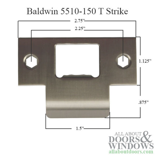 T Strike with Box - Satin Nickel - T Strike with Box - Satin Nickel