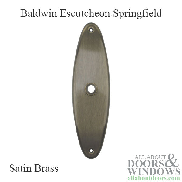 Baldwin Springfield Escutcheon - Baldwin Springfield Escutcheon