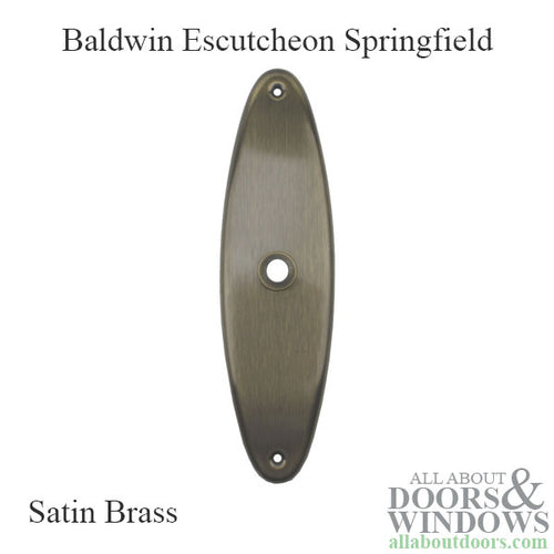 Baldwin Springfield Escutcheon - Baldwin Springfield Escutcheon