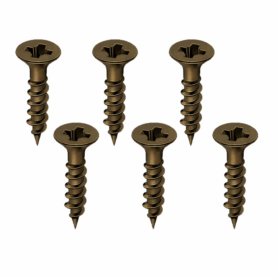 Screws For Latch and Deadbolt Strike - Dark Bronze PC - Screws For Latch and Deadbolt Strike - Dark Bronze PC