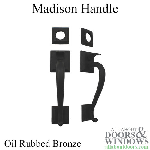 Madison Handle with (5015) Lever in Oil Rubbed Bronze - Madison Handle with (5015) Lever in Oil Rubbed Bronze