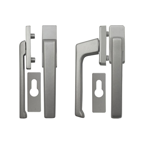 Regular interior/ Flat exterior Dirigent handle + PC Rosettes - Regular interior/ Flat exterior Dirigent handle + PC Rosettes