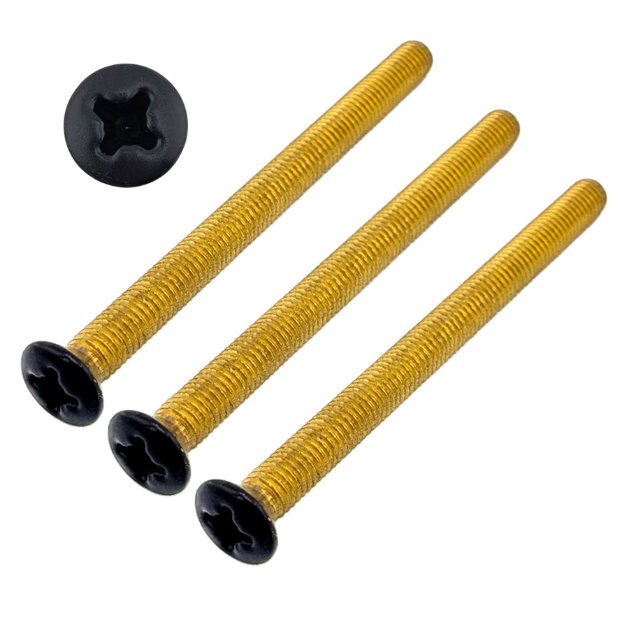 Hoppe 65mm Screw Packs for Back Plates - Matte Black - Hoppe 65mm Screw Packs for Back Plates - Matte Black