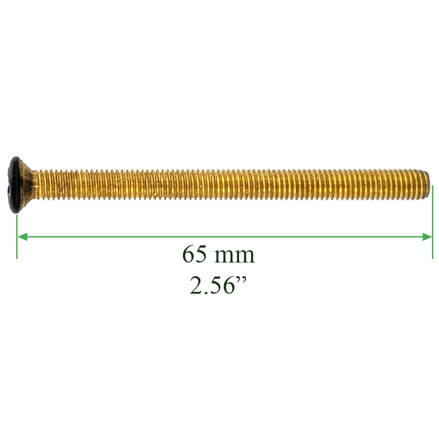 Hoppe 65mm Screw Packs for Back Plates - Matte Black - Hoppe 65mm Screw Packs for Back Plates - Matte Black