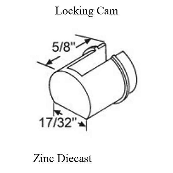 Locking Cam, 5/8