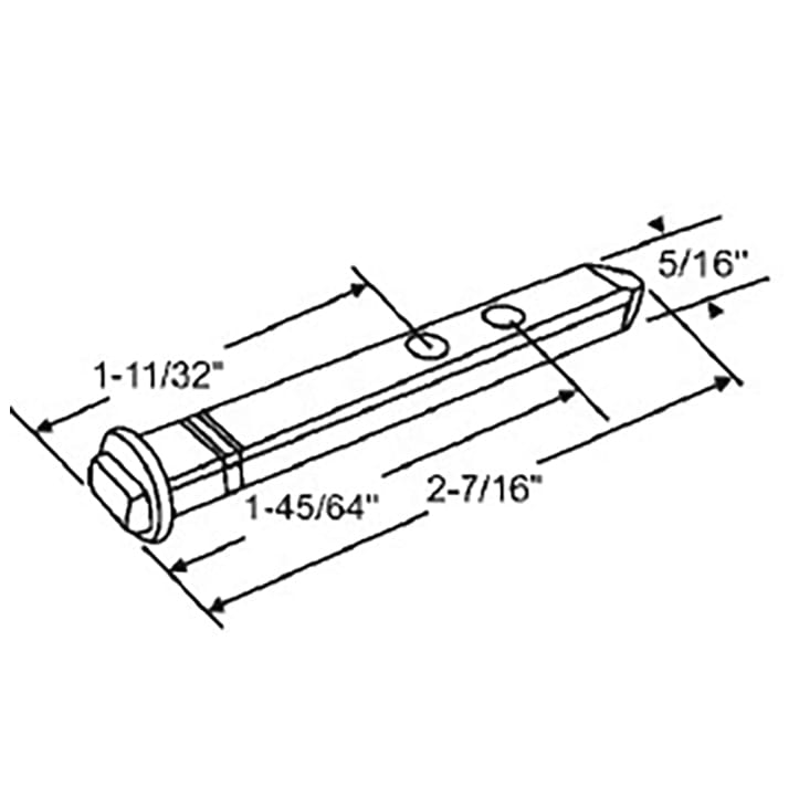Pivot Bar, 2-7/16