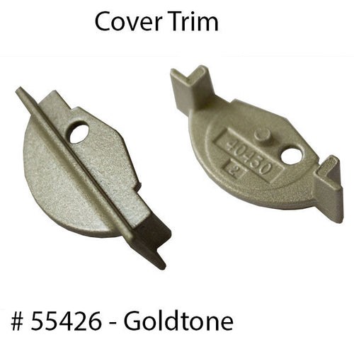 Concealed Master Lock with Escutcheon Plate, Right Hand - Gold - Concealed Master Lock with Escutcheon Plate, Right Hand - Gold