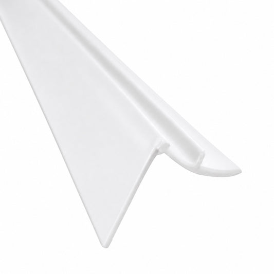 Glazing Bead, Two-Line Shape, VINYL - White