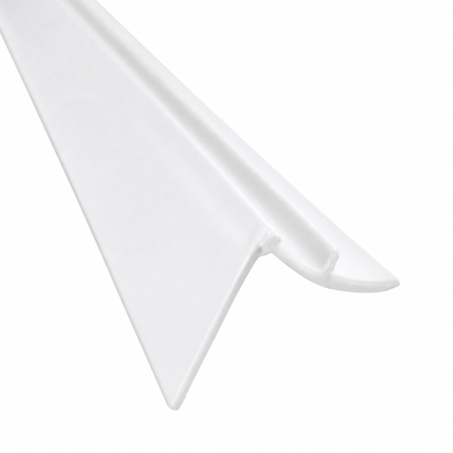 Glazing Bead, Two-Line Shape, VINYL - White - Glazing Bead, Two-Line Shape, VINYL - White