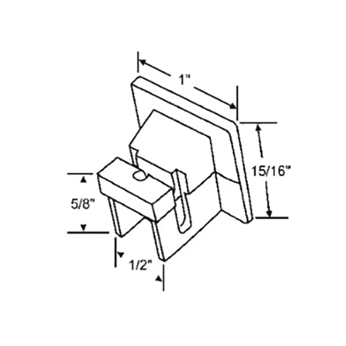 60 Series Channel Balance Top Shoe Bracket - 60 Series Channel Balance Top Shoe Bracket